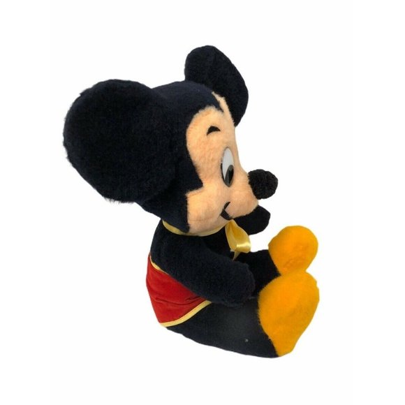 Vintage Mickey Mouse Walt Disney Distributing Co 1960 Plush Stuffed Toy Mice 15 - Picture 4 of 8